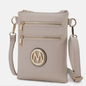Crossbody White Leather Bag